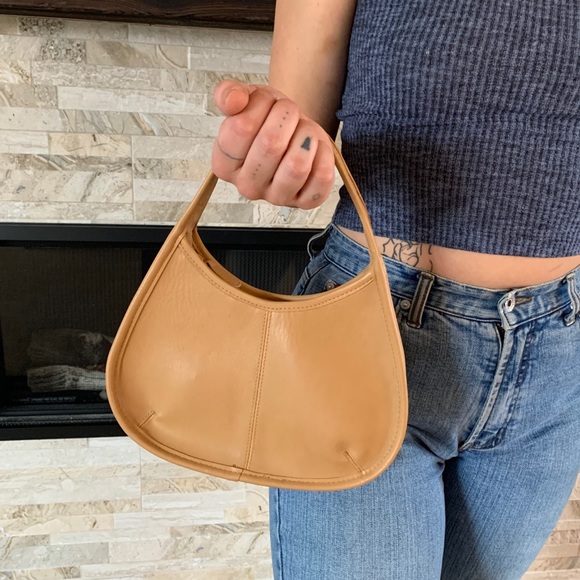 🟠 2/40$ Vintage Tan Mini Handbag with Coin Purse - Picture 7 of 11